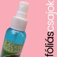 foliascsajok_kijelzo-tisztito-szett_02 oliascsajok, hydrogel folia felhelyezo kártya, kijelzővédő applikátor, kijelzővédő felhelyező szett, hydrogél fólia telepítő készlet, lcd kijelző tisztító folyadék, kijelző tisztító készlet